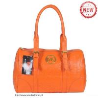 michael kors logo-print groot oranje boekentassen Koop Goedkope tgt4w415